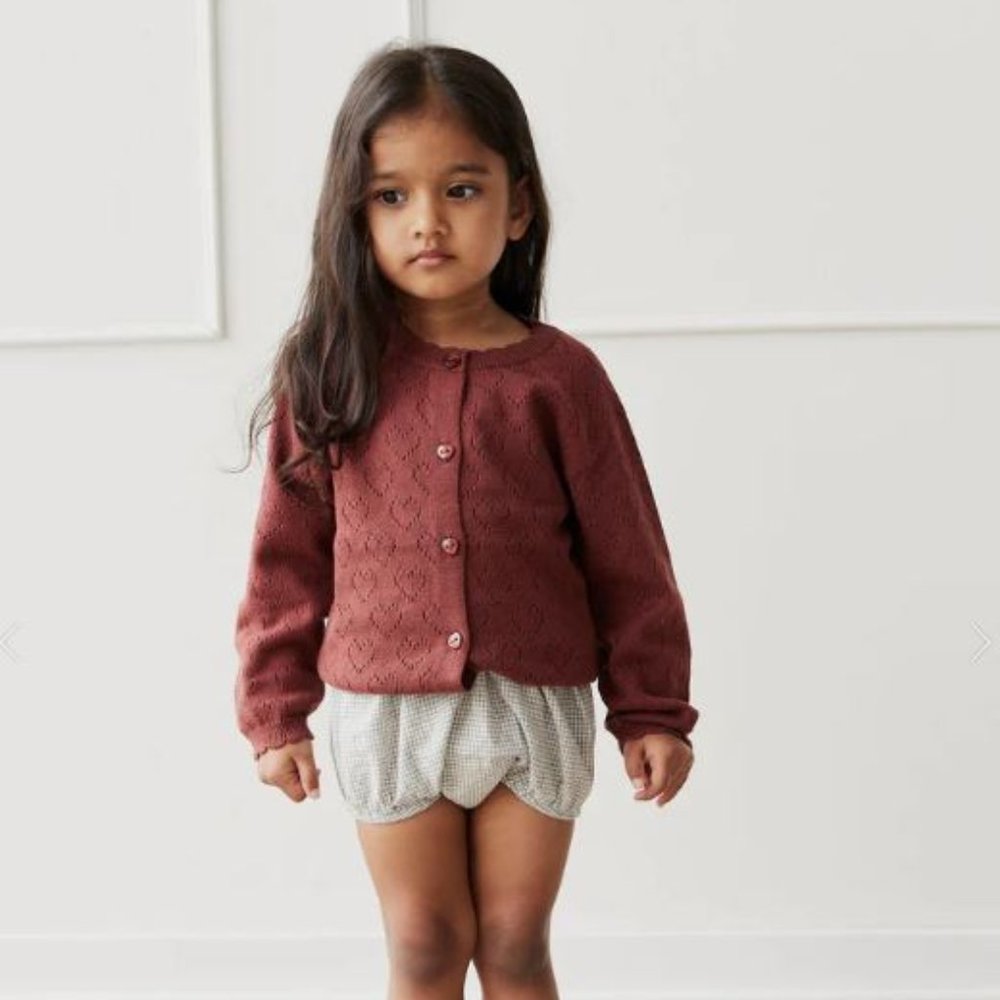 Jamie Kay Abigail Knitted Cardigan - Painted Cherry